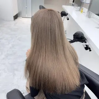 カラー ヘアアレンジ ロング 🫧柔らか透明感🫧 大人っぽヘア🛁🫧のヘアスタイル