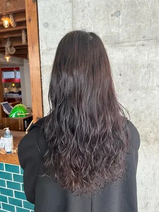 ロング パーマ 🎨デザイン🥇 美髪・艶髪 日暮千敬のヘアスタイル