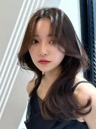 セミロング 映える顔まわり/前髪 特化 💗 ユキマのヘアスタイル