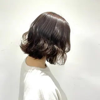 ミディアム 無料カットモデル ユナのヘアスタイル