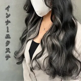 ロング カラー ❤️‍🔥シールエク ＋カラー京❤️‍🔥のヘアスタイル