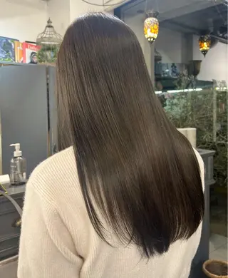 ロング カラー 木村 陽菜のヘアスタイル