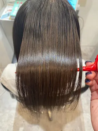 ミディアム 韓国風🫧髪質改善 Bonheur辻結凪のヘアスタイル