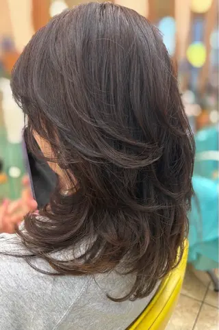 ロング タニモト ミユキのヘアスタイル
