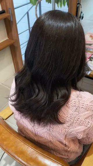 カラー 竹広綾乃/ 艶カラーのヘアスタイル