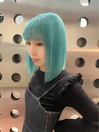 ミディアム カラー 堀江 /木下椋麻のヘアスタイル