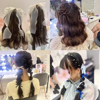 ヘアアレンジ 髪質改善×矯正🫧 韓国ヘアasamiのヘアスタイル