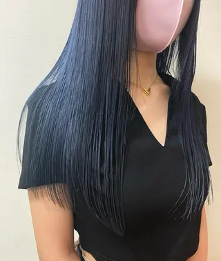 ロング カラー スタジオノル パーマ🌀あやなのヘアスタイル