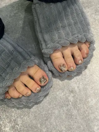 ネイル Ray. ちゅるん系ニュアンスのネイルデザイン