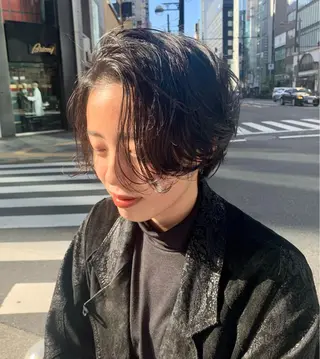 ショート パーマ 🌿ブルーモスク TOKYO🌿のヘアスタイル