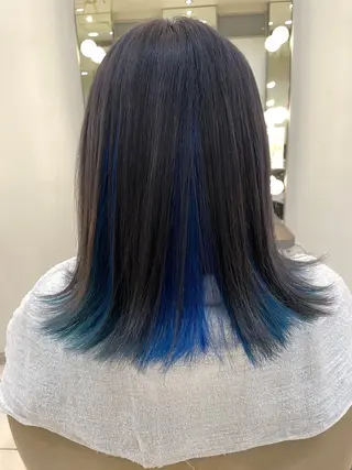 ミディアム カラー フリーランス美容師 TAMIOのヘアスタイル