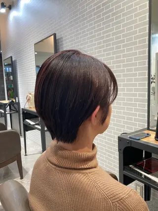 ショート パーマ ぱく みやんのヘアスタイル