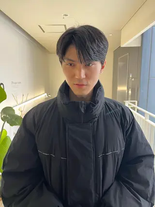 ショート カラー パーマ メンズ umu.［韓国ヘア /レイヤーカット］のヘアスタイル