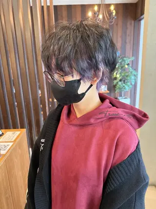 ショート カラー 具志 正太のヘアスタイル