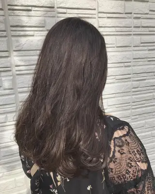 セミロング 暖色カラー🍊 ボブ🌿顔周りcutのヘアスタイル