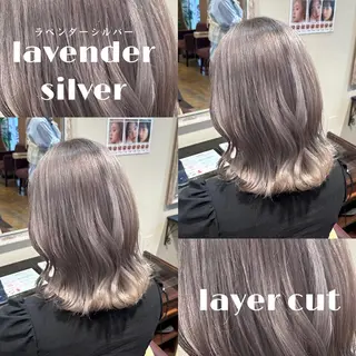 ミディアム カラー 柔らかいcolor ￤韓国￤🩰マユ🩰のヘアスタイル