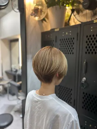 ショート 透明感カラー/似合 わせカット🤍ヒナタのヘアスタイル