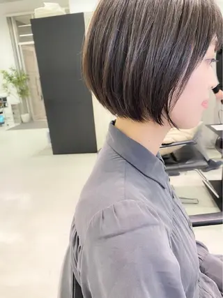 ショート カラー ヘアアレンジ 似合わせ専門美容師 なかじまのヘアスタイル