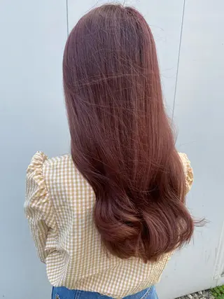 ロング カラー Joule銀座 石山あやのヘアスタイル