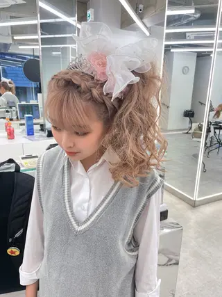 ロング ヘアアレンジ 【Sweep】おじま のぞみのヘアスタイル