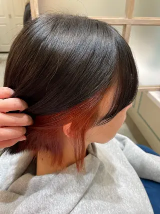 カラー つちだ ゆうひ / 暗髪カラー⟡.·のヘアスタイル