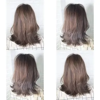 ミディアム カラー KIZU 髪質改善 オカルト怪談のヘアスタイル