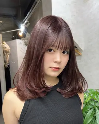 ミディアム カラー 遠藤 健登のヘアスタイル