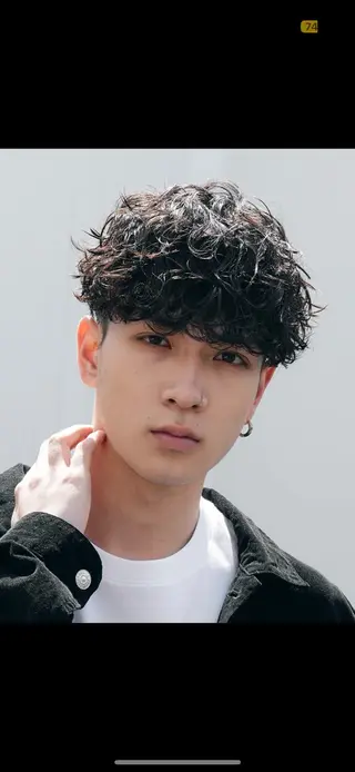 ショート パーマ メンズ fifth 天神大名II所属・fifth 凜のヘアスタイル