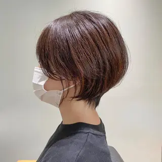 ショート カラー ヘアアレンジ Nancy所属・束感まつげ❤︎ あみのマツエク・マツパデザイン