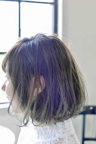 ミディアム 大谷 哲基のヘアスタイル