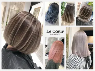 セミロング カラー ルクール柏崎店　山岸 亜依瑠のヘアスタイル