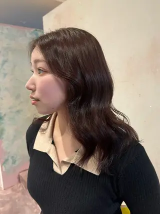 ミディアム 床井 杏香のヘアスタイル