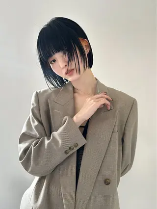 ショート カラー 榛地 渉馬のヘアスタイル