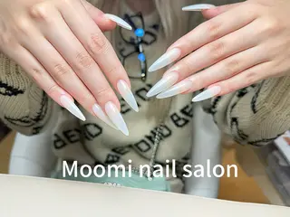 ロング Moomi あずりのネイルデザイン