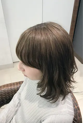 ミディアム カラー 【大人艶カラー🌿】 中畑リョウのヘアスタイル