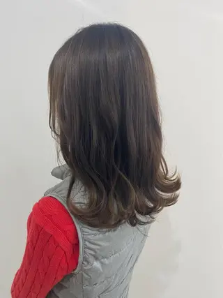 セミロング カラー お洒落パーマ/ 艶カラー/michiのヘアスタイル