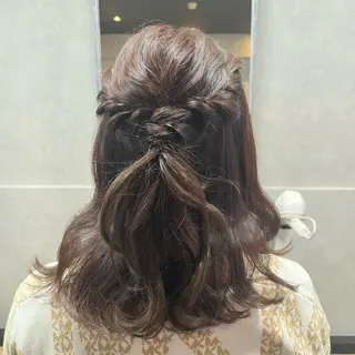 ミディアム カラー ヘアアレンジ est hair 池袋西口店所属・😈派手髪/ 地雷系 /　KALIN😈のヘアスタイル