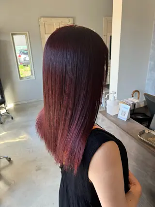 セミロング カラー Matsubara asuka  ☪︎のヘアスタイル