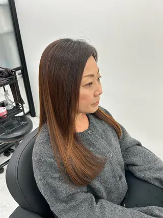 ロング F.所属・miku 🍑髪質改善サロンのヘアスタイル