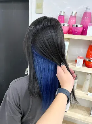 セミロング カラー カットモデル募集🐺 らいと💎のヘアスタイル