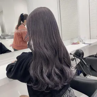 セミロング 🤍韓国寒色カラー 🤍MADOKAのヘアスタイル