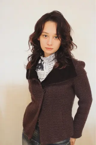 セミロング パーマ 千 田のヘアスタイル