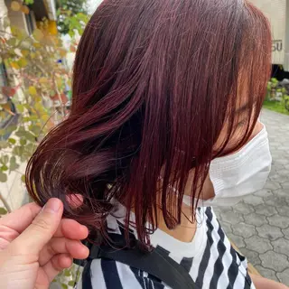 ミディアム カラー 艶髪🌟髪質改善✨ Zinaヤマダ チサのヘアスタイル