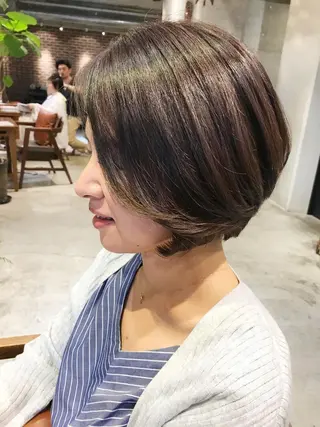 ショート カラー ヘアアレンジ SALOWIN銀座VORT所属・小林 佳祐のヘアスタイル