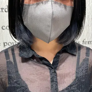 ミディアム カラー 三澤 廉のヘアスタイル