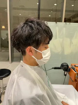 ショート パーマ メンズ REEED所属・髙田 千華 レディースカットのヘアスタイル