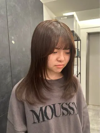 セミロング カラー 銀座/ヘアセット シマムラ ミホのヘアスタイル