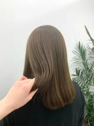 ミディアム カラー 本格ヘッドスパ🌿 ×ヘア 佐藤のヘアスタイル