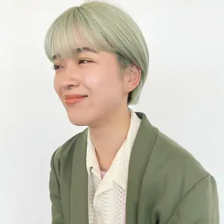 ショート カラー 🥃ベージュ/ ボブ🥃Yujiroのヘアスタイル