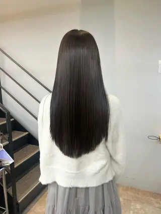 ロング 美髪縮毛矯正/ 髪質改善/岩田一駿のヘアスタイル